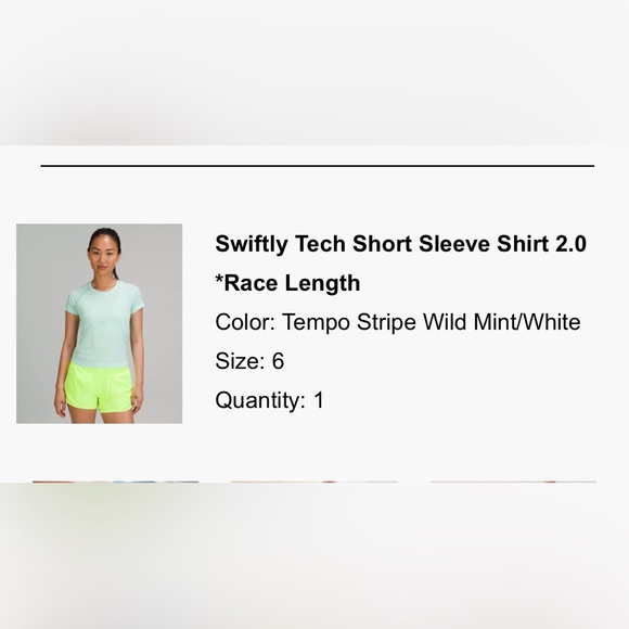 Swiftly Tech Short Sleeve Shirt 2.0 *Race Length - Picture 2 of 5
